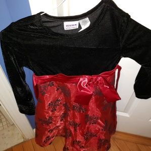 Girls Velvet Christmas dress